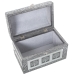 Jewelry box Alexandra House Living Silver Metal 25 x 18 x 15 cm