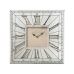 Horloge Murale Alexandra House Living Gris Argenté Verre 49 x 49 x 4 cm