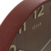 Wall Clock Alexandra House Living Brown Walnut Wood 32 x 4 x 32 cm