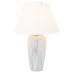 Stolní lampa Alexandra House Living Bílý Stříbřitý Keramický 40 W 15 x 37 x 15 cm