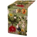 Caminho de Mesa Alexandra House Living Verde Têxtil 33 x 180 cm Algodão Floral