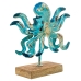 Figurine Décorative Alexandra House Living Bleu Fer Pieuvre 28 x 10 x 28 cm