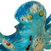 Decoratieve figuren Alexandra House Living Blauw Ijzer Octopus 28 x 10 x 28 cm