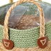 Conjunto de Cestos Alexandra House Living 03786 Castanho Verde vime Rotim Fibra natural (3 Unidades)