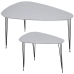 Jeu de 2 tables Alexandra House Living Blanc Bois