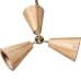 Lampa Sufitowa Alexandra House Living Drewno 106 x 92 x 31 cm