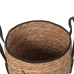 Set of Baskets Alexandra House Living Brown Rattan Natural Fibre 48 x 52,5 x 48 cm 3 Pieces