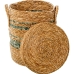 Set of Baskets Alexandra House Living 03839 Brown Wood Rattan Natural Fibre (6 Units)