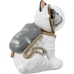 Decoratieve figuren Alexandra House Living Plastic Hond Ruimtevaarder 19 x 15 x 20 cm