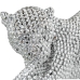 Decorative Figure Alexandra House Living Silver Plastic Leopard 40 x 9 x 15 cm