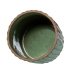 Set di vasi da fiori Alexandra House Living Verde Ceramica Righe 2 Pezzi