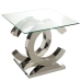 Mesa de apoio Alexandra House Living Cristal 55 x 55 x 50 cm