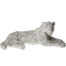 Figurine Décorative Alexandra House Living Argenté Plastique Lionne 33 x 20 x 12 cm