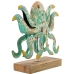 Decoratieve figuren Alexandra House Living Groen Ijzer Octopus 36 x 10 x 32 cm