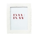 Photo frame Romimex White Resin 15 x 20 x 2 cm