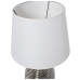 Bordlampe Alexandra House Living Hvid Sølvfarvet Keramik 60 W 19 x 43 x 19 cm