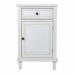 Comodino Alexandra House Living Bianco 36 x 72 x 45 cm