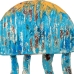 Figurine Décorative Alexandra House Living Bleu Fer Méduse 18 x 10 x 32 cm