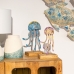 Decoratieve figuren Alexandra House Living Blauw Ijzer Medusa 18 x 10 x 32 cm