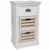 Caisson à Tiroirs Alexandra House Living Blanc Marron Bois de paulownia Bois MDF 30 x 68 x 40 cm