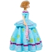 Figura Decorativa Alexandra House Living Celeste Plástico Vestido 15 x 15 x 21 cm