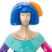 Decoratieve figuren Alexandra House Living Multicolour Plastic Jurk 15 x 13 x 20 cm