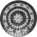 Bordsett med 2 stoler Alexandra House Living Flerfarget 60 x 71 x 60 cm Mosaikk