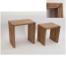 Tables set Romimex Natural Pine 2 Pieces