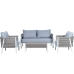 Set di mobili Alexandra House Living 4 Pezzi