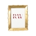 Photo frame Romimex Golden Resin 15 x 20 x 2 cm