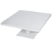 Table Alexandra House Living White 101 x 101 cm Adjustable