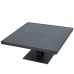 Table Alexandra House Living Anthracite 101 x 101 cm Adjustable