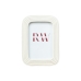 Photo frame Romimex White Resin 10 x 15 x 2 cm