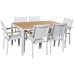 Dining Table Alexandra House Living Brown Black 150 x 47 x 90 cm Polyethylene