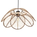 Lampa Sufitowa Alexandra House Living Brązowy Naturalny Rattan Naturalne Włókno 40 W 40 x 73 x 19 cm