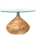 Table d'appoint Alexandra House Living Marron Transparent 57 x 39 x 57 cm