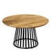 Hoofdtafel Alexandra House Living Bruin Zwart Hout 80 x 45 x 80 cm