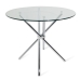 Dining Table Alexandra House Living Grey Crystal 100 x 76 x 100 cm