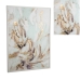 Canvas Romimex polystyrene MDF Wood Flower 50 x 70 x 3 cm