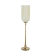 Candleholder Alexandra House Living Golden Crystal 15 x 78 x 15 cm