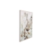 Canvas Romimex polystyrene MDF Wood Flower 50 x 70 x 3 cm