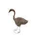 Decorative Figure Romimex Natural Heron 35 x 100 x 35 cm