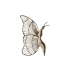 Wall Decoration Romimex Natural Banana fibre Butterfly 30 x 60 x 3 cm