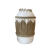 Vase Romimex Hvid Natur Keramik Naturlig fiber 27 x 40 x 27 cm