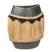 Vase Romimex Sort Natur Keramik Naturlig fiber 40 x 40 x 24 cm