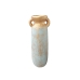 Vase Romimex Blue Golden Terracotta Bicoloured 15 x 40 x 15 cm With handle