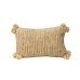 Cushion Romimex Natural Natural Fibre 40 x 35 x 10 cm