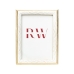 Photo frame Romimex Golden Resin 13 x 18 x 2 cm