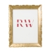 Photo frame Romimex Golden Resin 20 x 25 x 2 cm