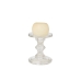 Candleholder Romimex Transparent Glass 13 x 19 x 13 cm